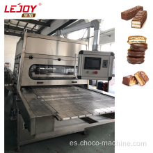 Máquina de asentamiento de obleas de chocolate totalmente automática